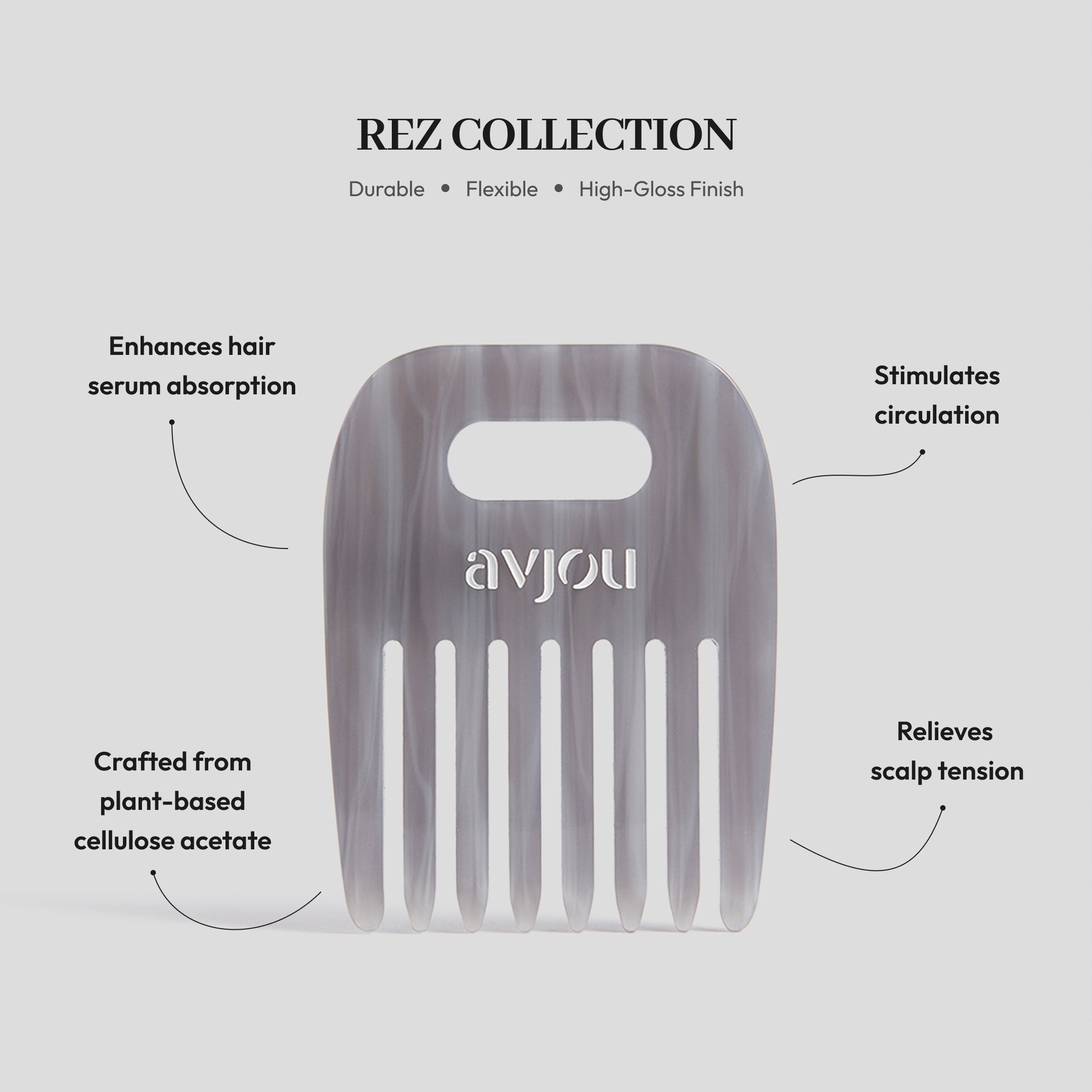 SCALP　MASSAGE　CОMB Scalp Massage Comb
